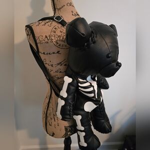 Skeleton Bear Backpack Purse